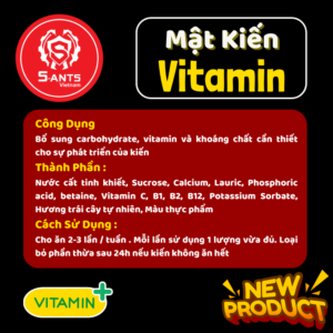 Mật Cho Kiến Có Bổ Sung Vitamin