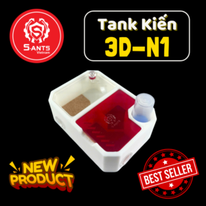 Tank Nuôi Kiến Dạng Nằm / 3D-N1